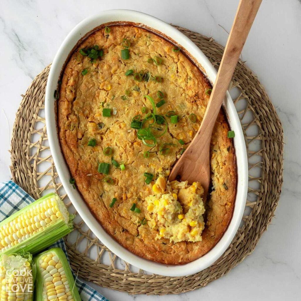 Vegan Corn Casserole - Cook Eat Live Love