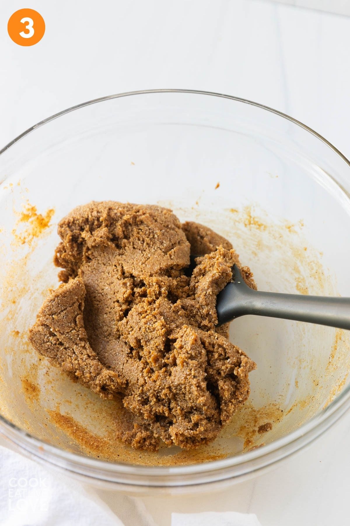 Wet and dry ingredients combined.